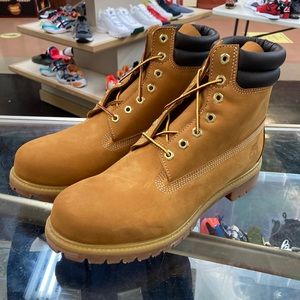 Men’s wheat timberlands 6in premium